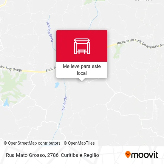 Rua Mato Grosso, 2786 mapa