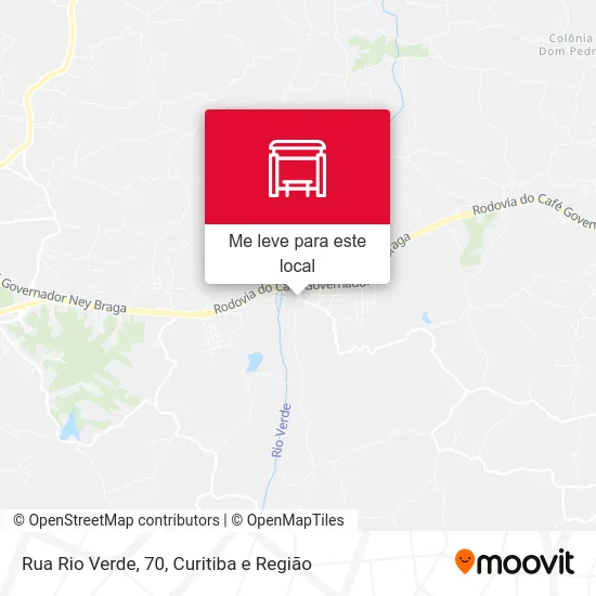 Rua Rio Verde, 70 mapa