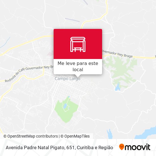 Avenida Padre Natal Pigato, 651 mapa
