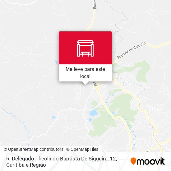 R. Delegado Theolindo Baptista De Siqueira, 12 mapa