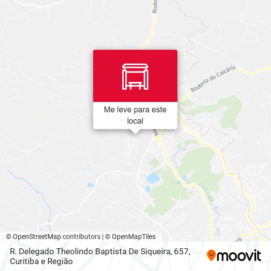 R. Delegado Theolindo Baptista De Siqueira, 657 mapa