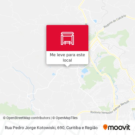 Rua Pedro Jorge Kotowiski, 690 mapa
