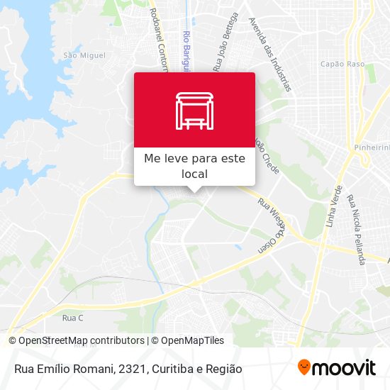 Rua Emílio Romani, 2321 mapa