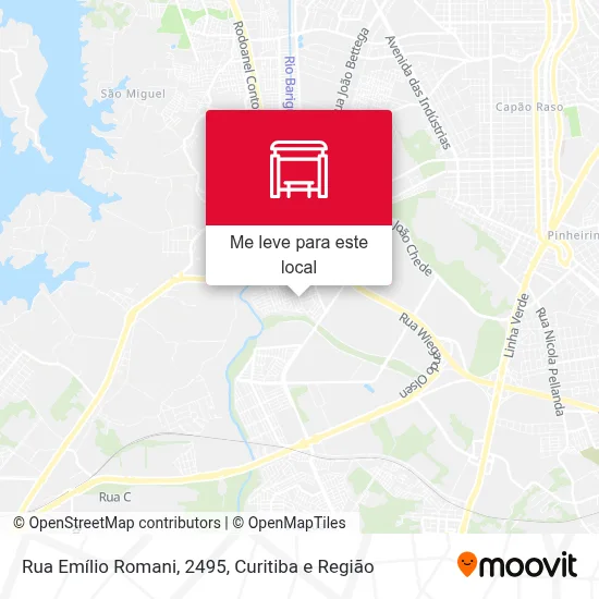 Rua Emílio Romani, 2495 mapa