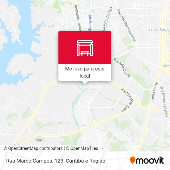 Rua Marco Campos, 123 mapa