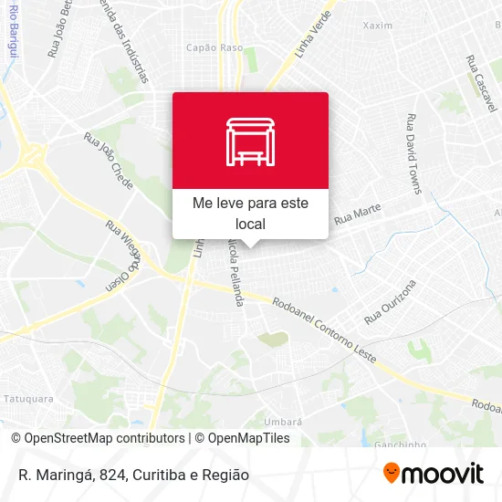 R. Maringá, 824 mapa