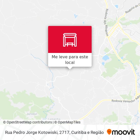 Rua Pedro Jorge Kotowiski, 2717 mapa