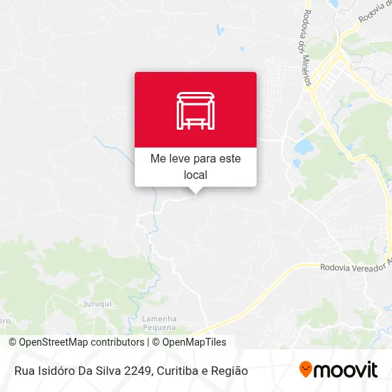 Rua Isidóro Da Silva 2249 mapa