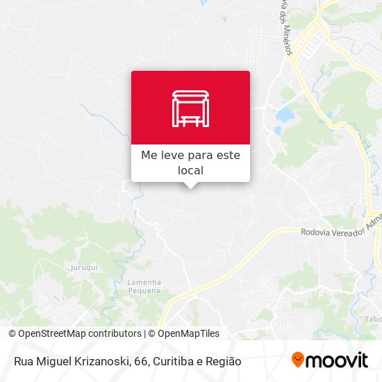 Rua Miguel Krizanoski, 66 mapa