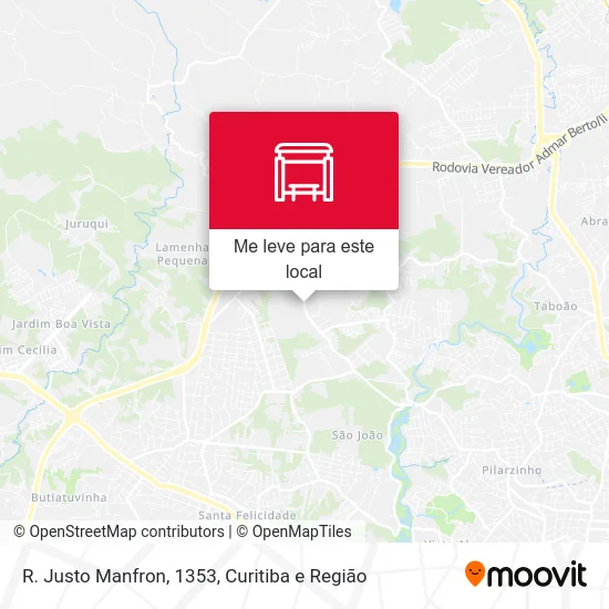 R. Justo Manfron, 1353 mapa