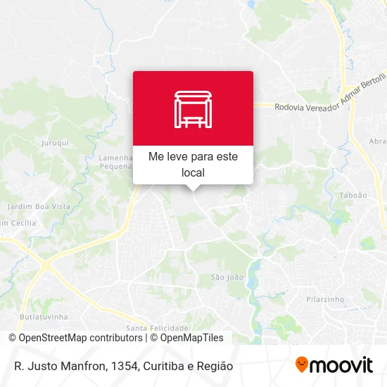 R. Justo Manfron, 1354 mapa