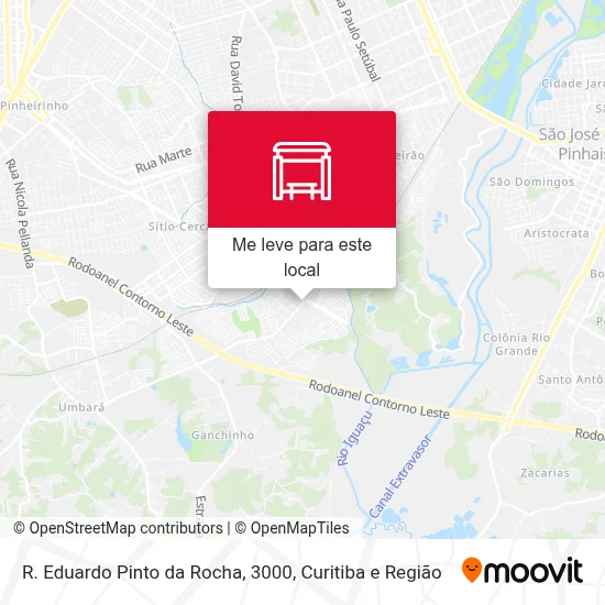 R. Eduardo Pinto da Rocha, 3000 mapa