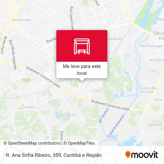 R. Ana Sofía Ribeiro, 359 mapa