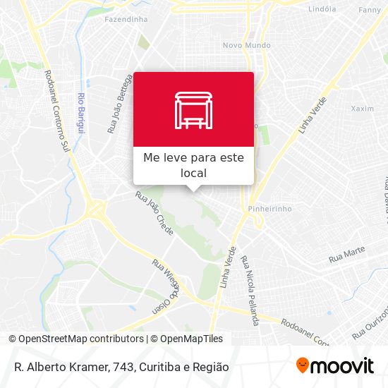 R. Alberto Kramer, 743 mapa