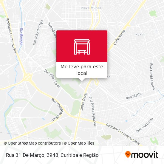 Rua 31 De Março, 2943 mapa