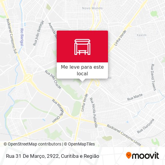 Rua 31 De Março, 2922 mapa