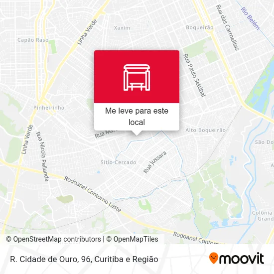 R. Cidade de Ouro, 96 mapa
