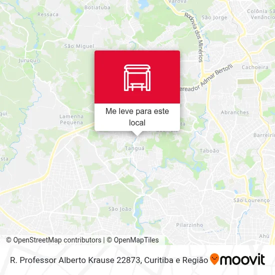 R. Professor Alberto Krause 22873 mapa