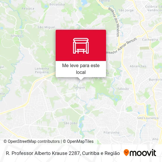 R. Professor Alberto Krause 2287 mapa