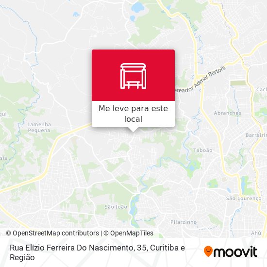 Rua Elízio Ferreira Do Nascimento, 35 mapa