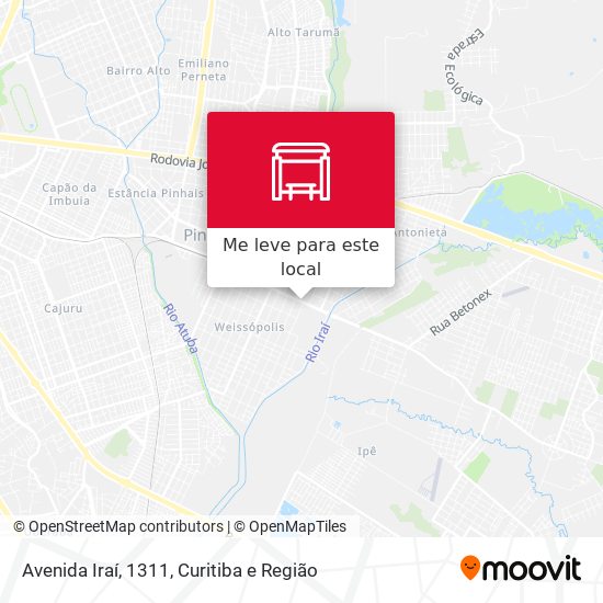 Avenida Iraí, 1311 mapa