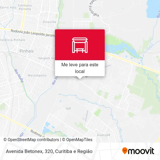 Avenida Betonex, 320 mapa