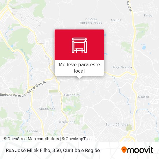 Rua José Milek Filho, 350 mapa