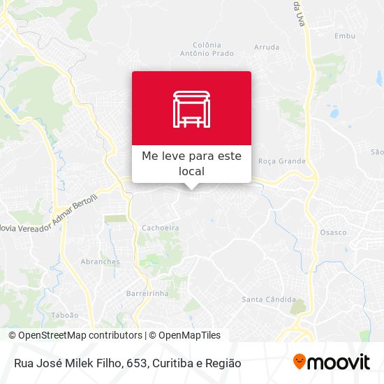 Rua José Milek Filho, 653 mapa