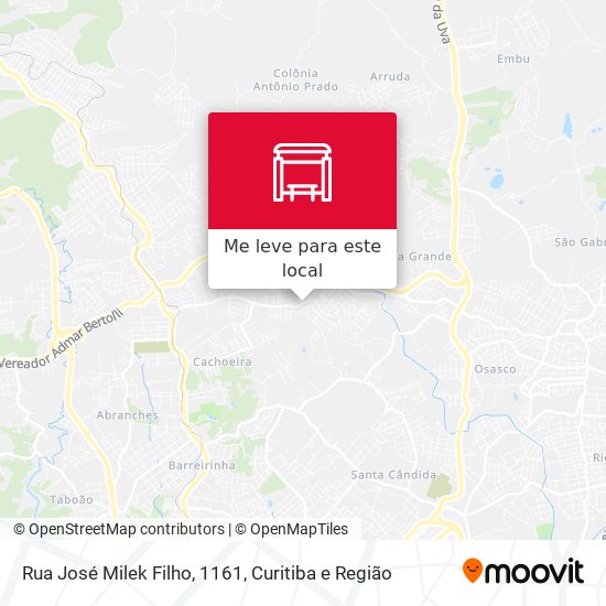 Rua José Milek Filho, 1161 mapa