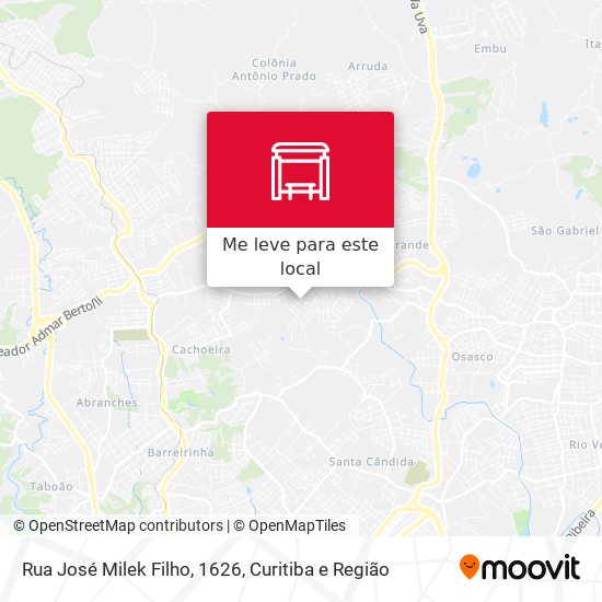 Rua José Milek Filho, 1626 mapa