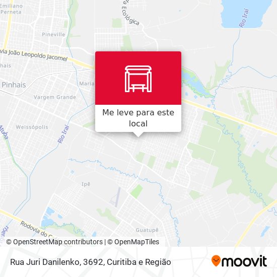 Rua Juri Danilenko, 3692 mapa