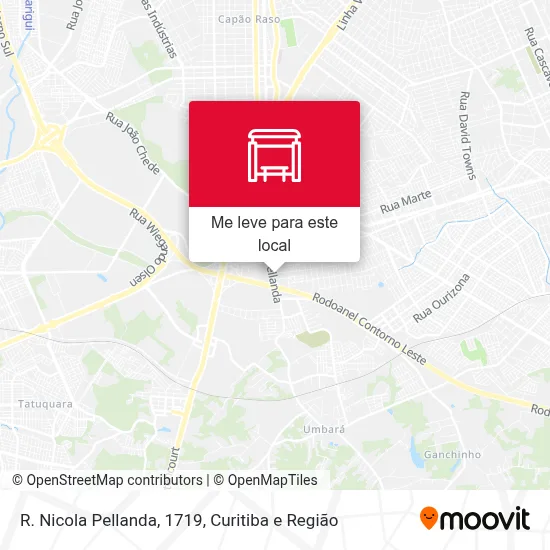 R. Nicola Pellanda, 1719 mapa