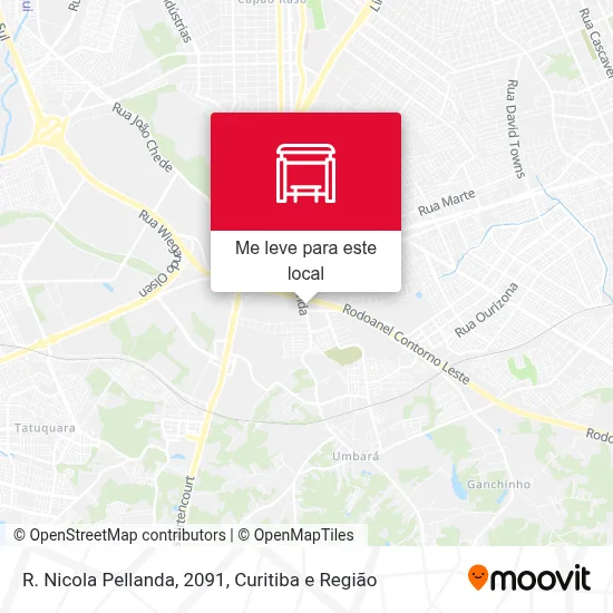 R. Nicola Pellanda, 2091 mapa