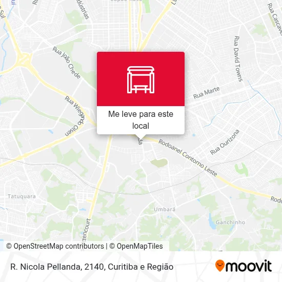 R. Nicola Pellanda, 2140 mapa