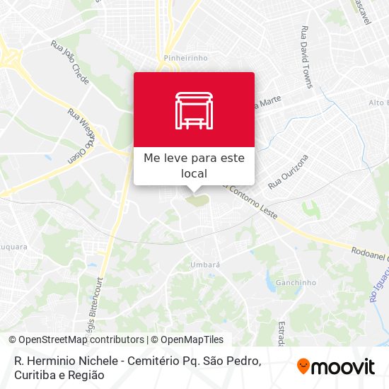 R. Herminio Nichele - Cemitério Pq. São Pedro mapa
