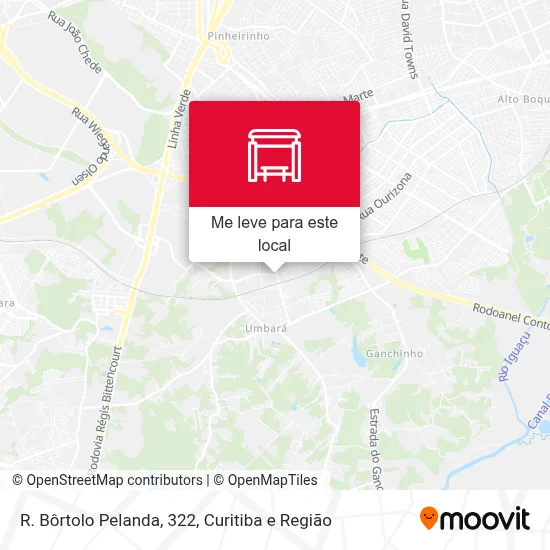 R. Bôrtolo Pelanda, 322 mapa