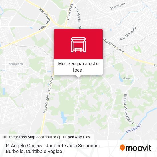 R. Ângelo Gai, 65 - Jardinete Júlia Scroccaro Burbello mapa