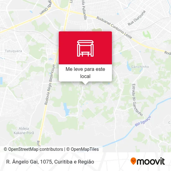 R. Ângelo Gai, 1075 mapa