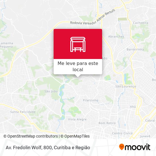 Av. Fredolin Wolf, 800 mapa