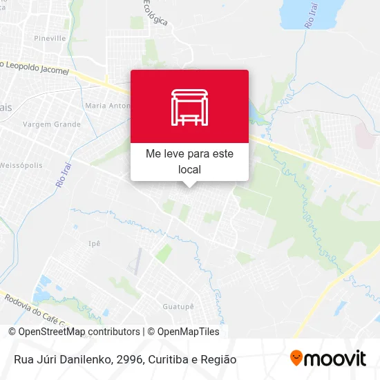 Rua Júri Danilenko, 2996 mapa