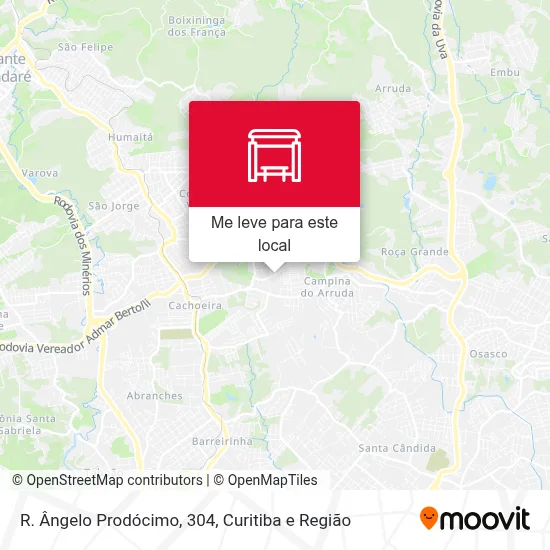 R. Ângelo Prodócimo, 304 mapa