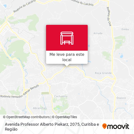 Avenida Professor Alberto Piekarz, 2075 mapa
