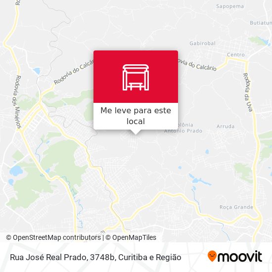 Rua José Real Prado, 3748b mapa