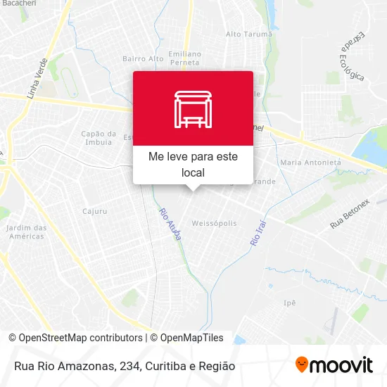 Rua Rio Amazonas, 234 mapa