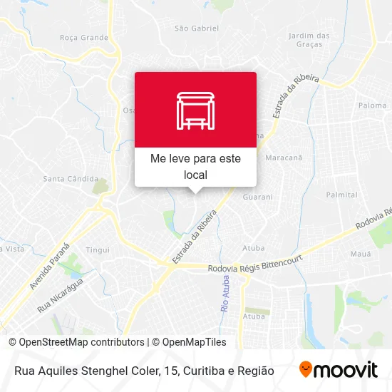 Rua Aquiles Stenghel Coler, 15 mapa