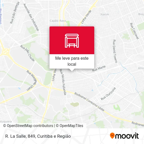 R. La Salle, 849 mapa