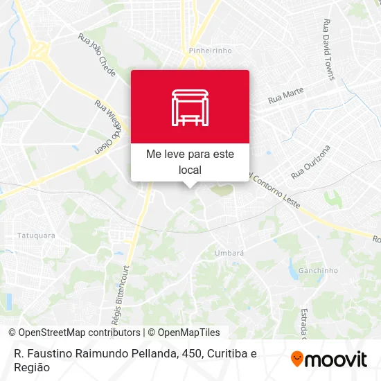 R. Faustino Raimundo Pellanda, 450 mapa