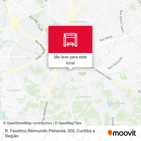 R. Faustino Raimundo Pellanda, 306 mapa