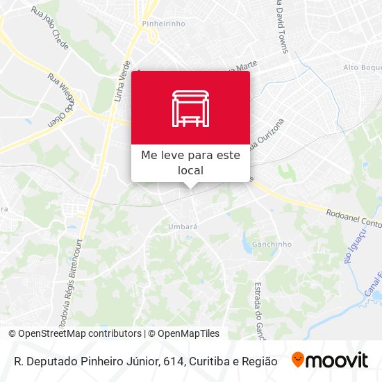 R. Deputado Pinheiro Júnior, 614 mapa