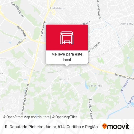 R. Deputado Pinheiro Júnior, 614 mapa